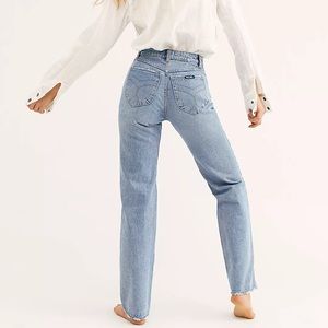 rollas high rise regular straight jeans